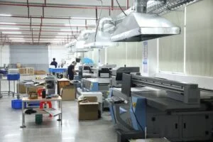 Pickleball Paddle Factory Modern pickleball paddle manufacturing facility with advanced machinery