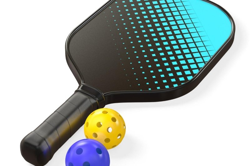 Pickleball paddle and balls Pickleball paddle with balls