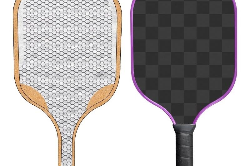 Pickleball paddle designs Two pickleball paddles with different designs