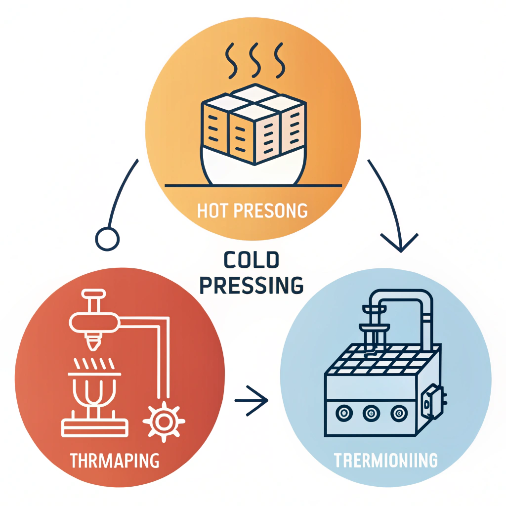 Minimal design abstractly showing eco-friendly production processes