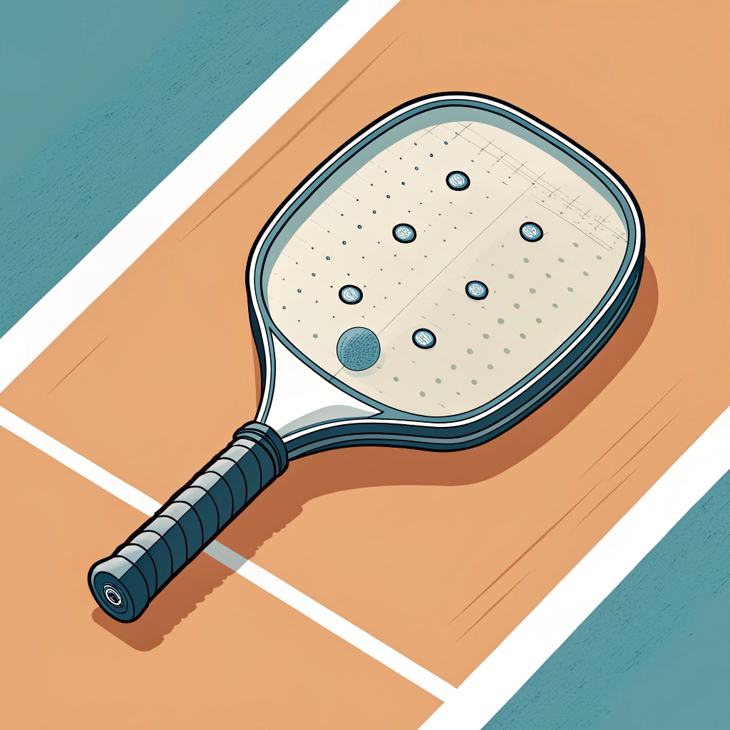 Simple abstract depiction of ergonomic paddle balance and grip design