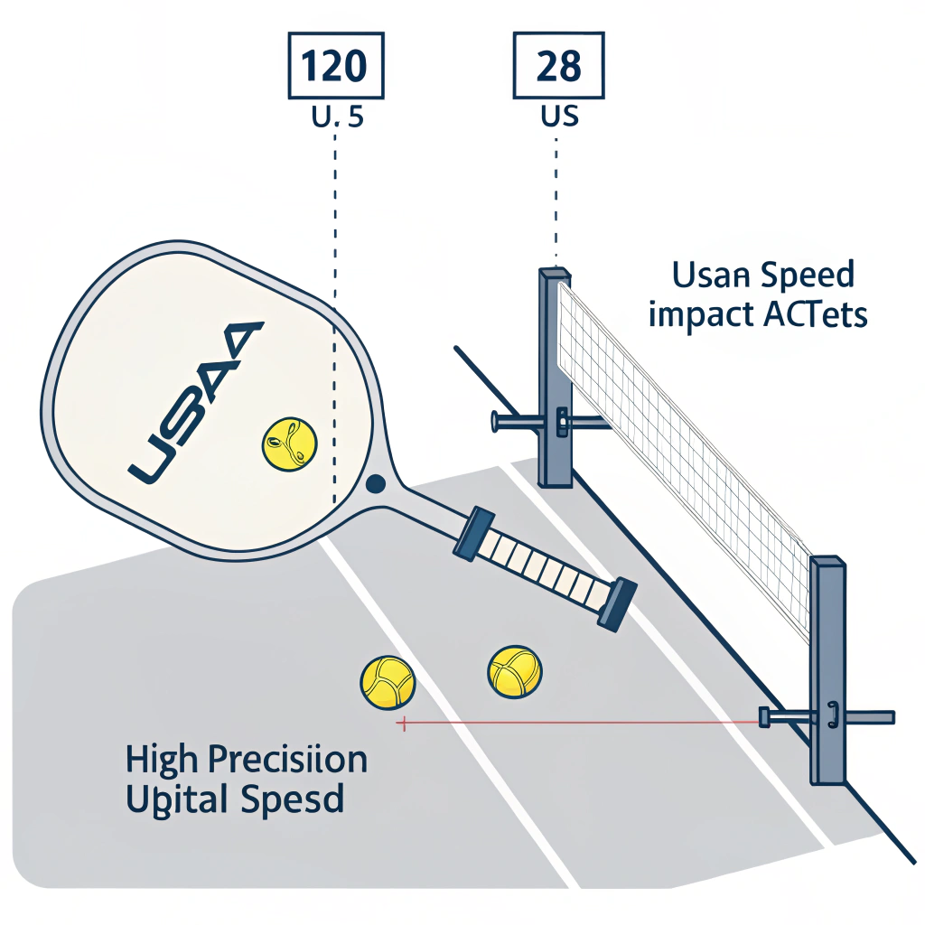 minimalist 2D illustration of paddle testing with simple digital tools