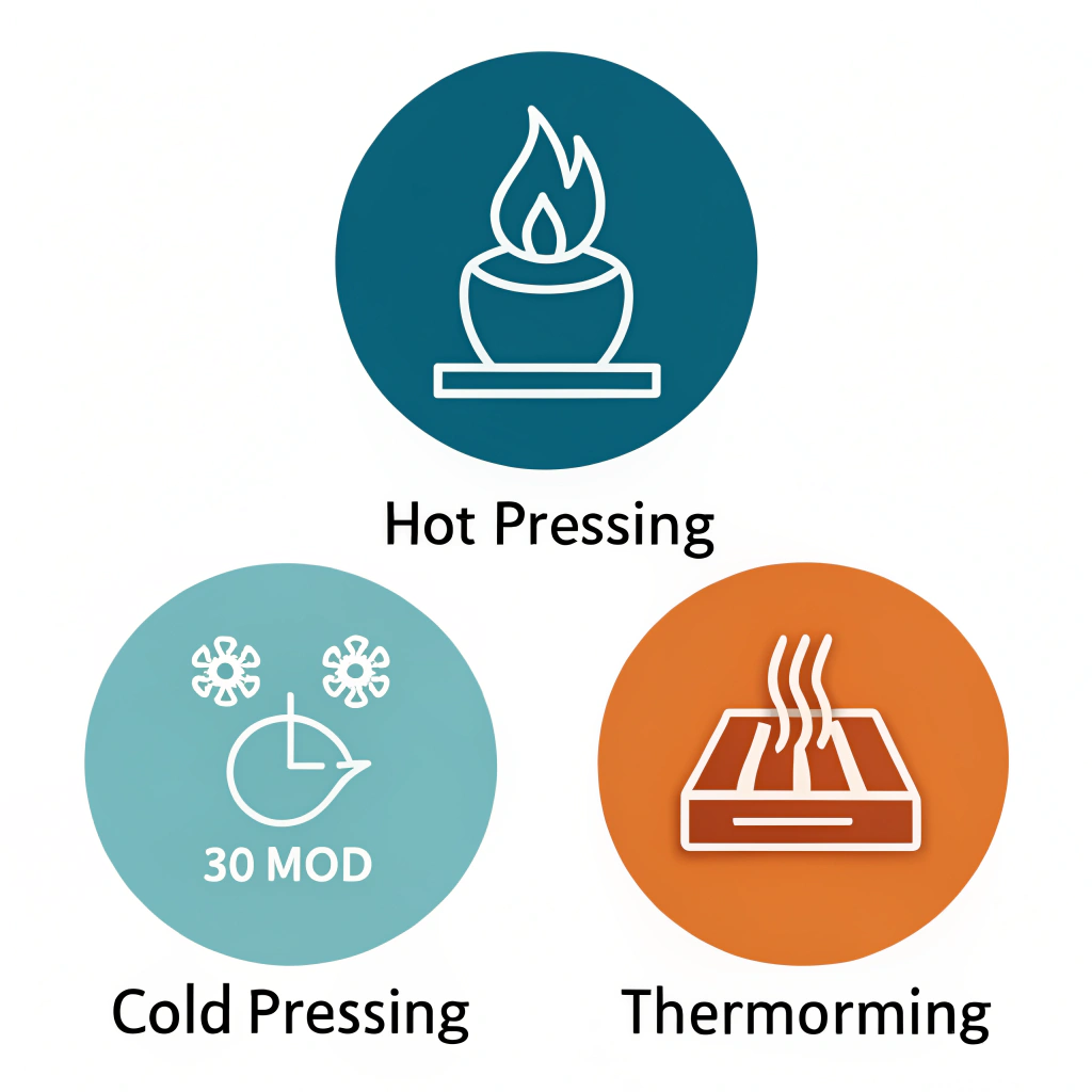 Abstract 2D minimal illustration of production processes in sports manufacturing.