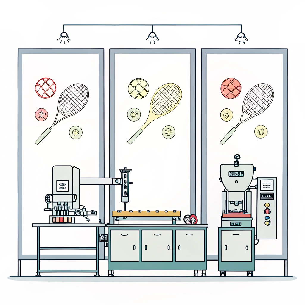 Minimalistic flat diagram of paddle manufacturing processes