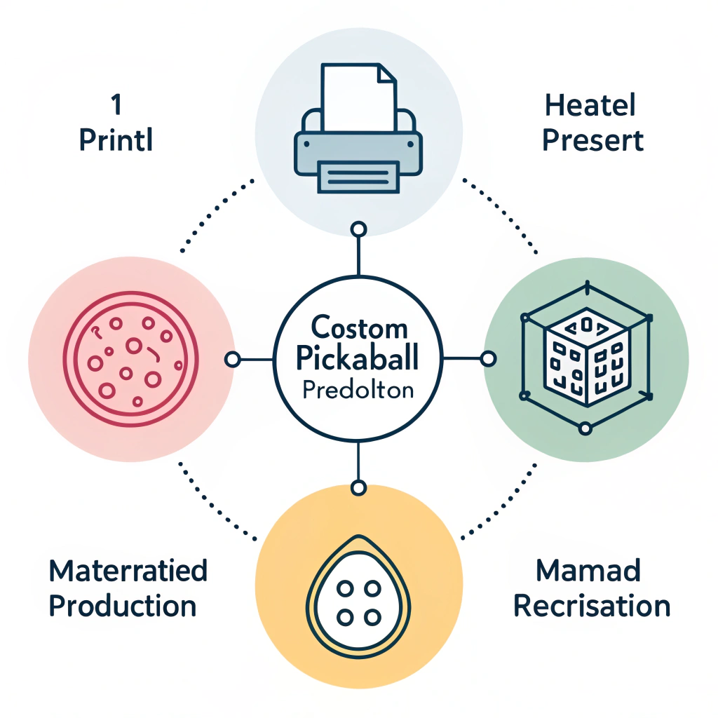 Minimalist vector icons showing production, material, and print challenges.