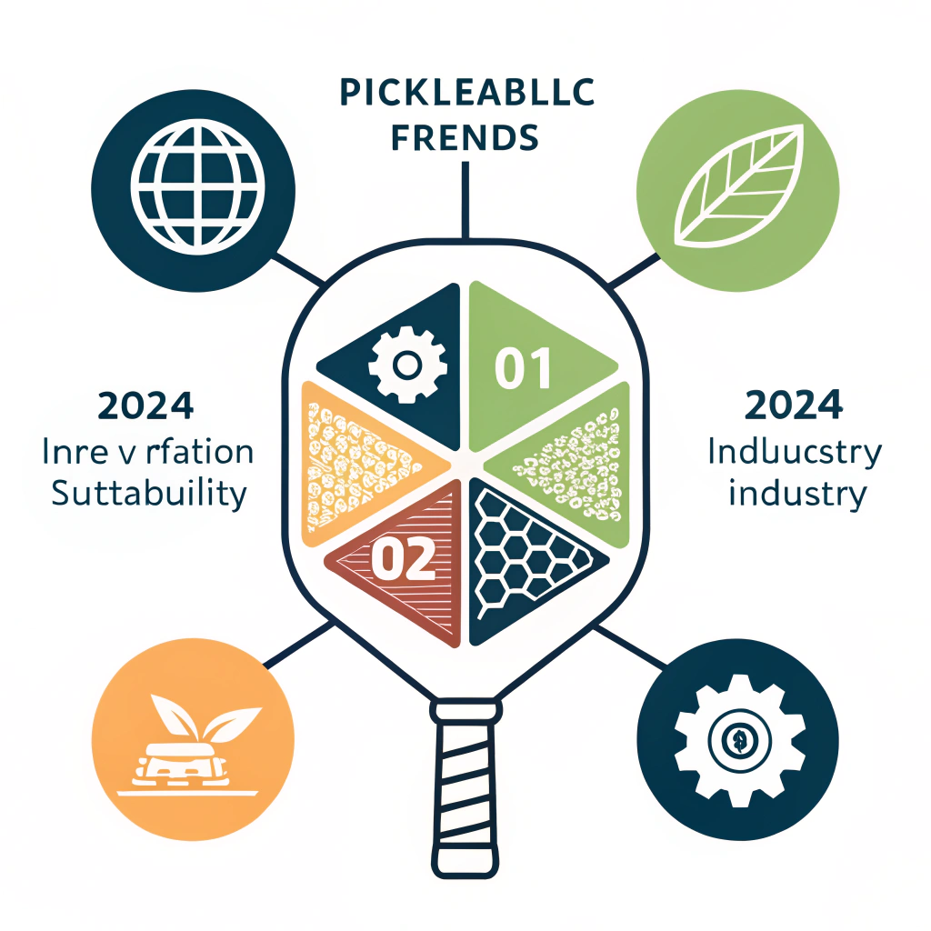 "Minimalist illustration showcasing trends in sustainable and innovative paddle production."