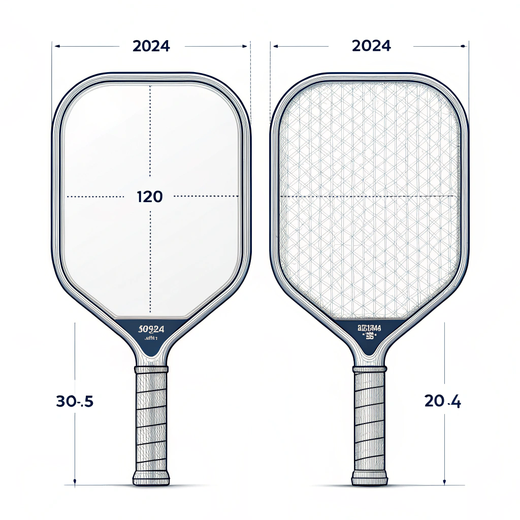 Minimalist 2D side-by-side illustration contrasting edgeless and edge guard paddle designs