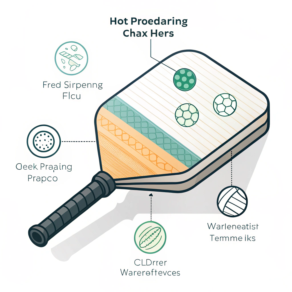 Simple illustration showing innovative manufacturing processes in paddle production.