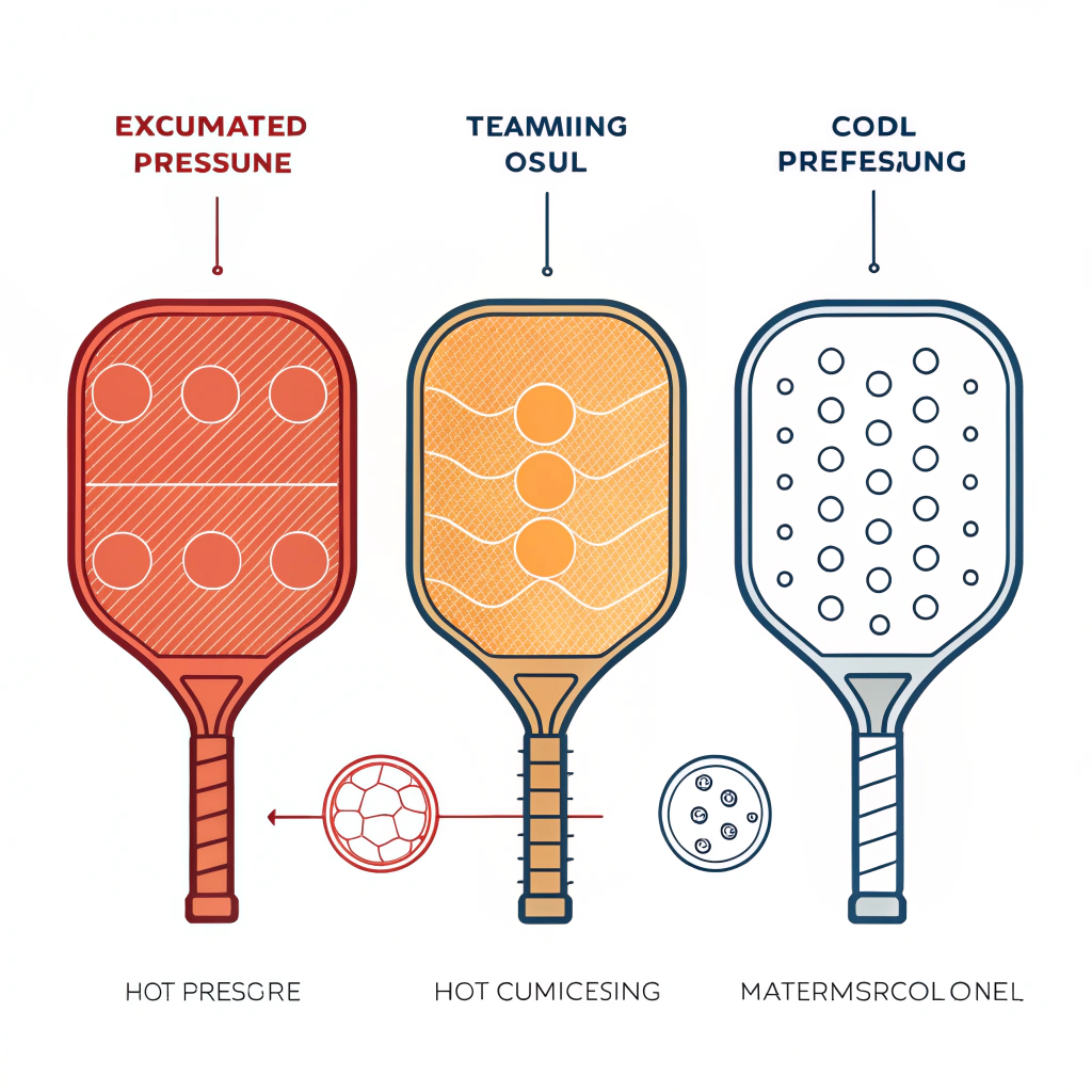 Minimalist 2D image of three paddles symbolizing advanced manufacturing methods