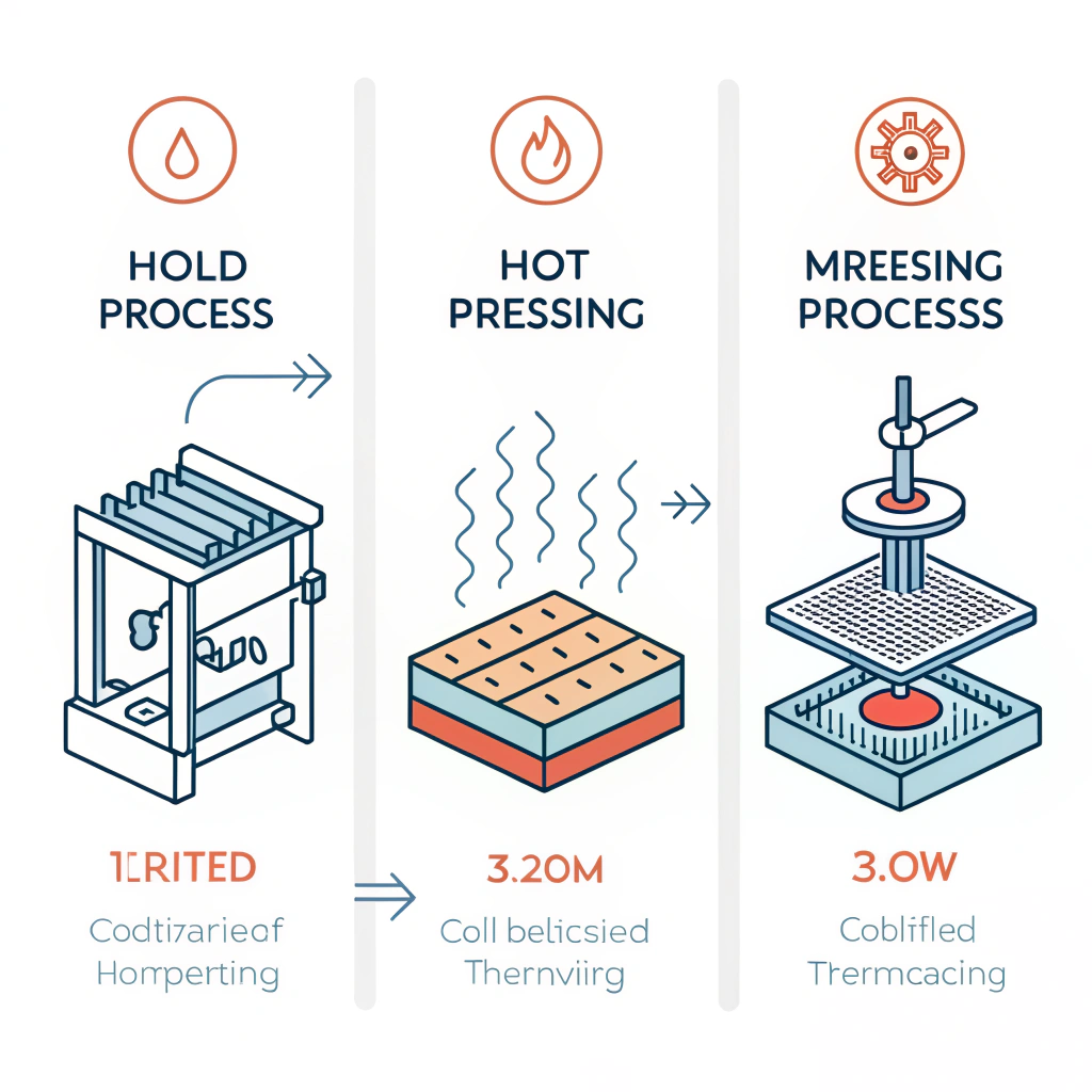 Minimalist flat art displaying three production methods for Gen 4 paddles.