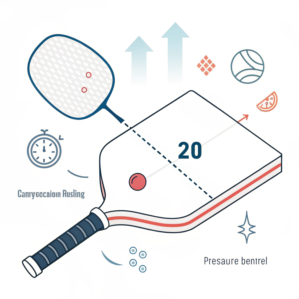 Minimal 2D schematic depicting resin flow in pickleball paddle production.