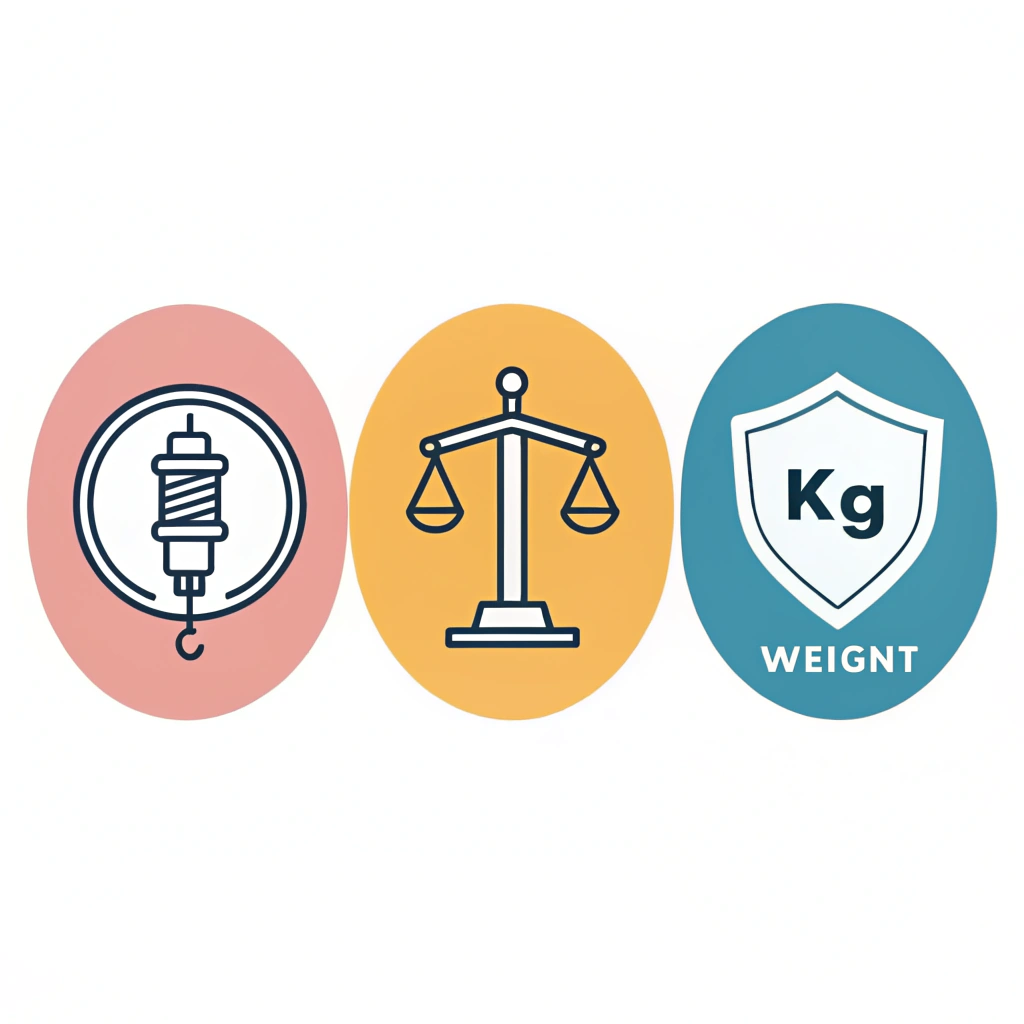 Simple vector icons illustrating impact absorption, weight distribution, and durability of pickleball cores