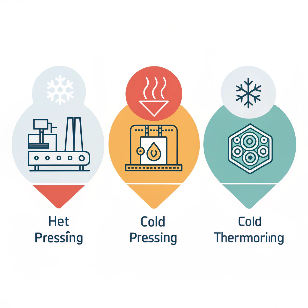 Minimal illustration displaying three production process icons for paddle manufacturing