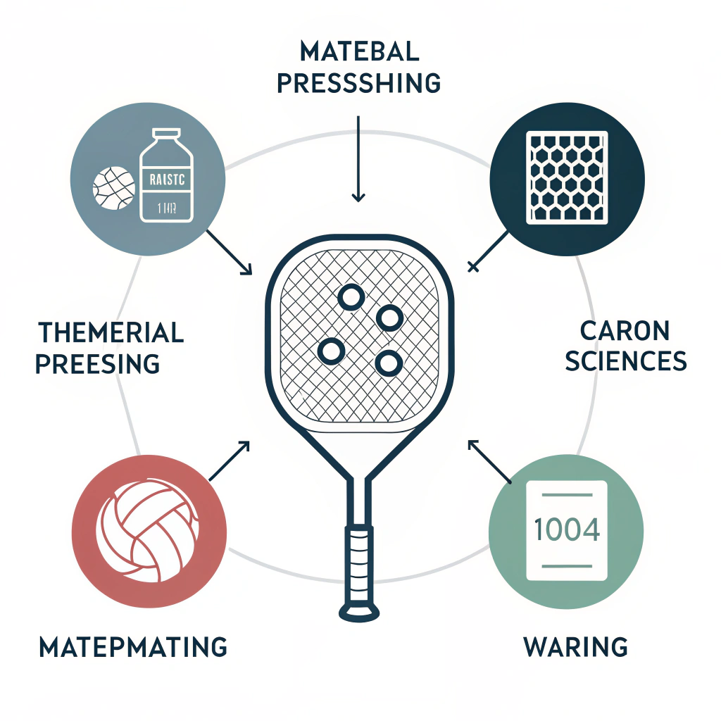 2D abstract illustration uniting production techniques and material textures for paddles
