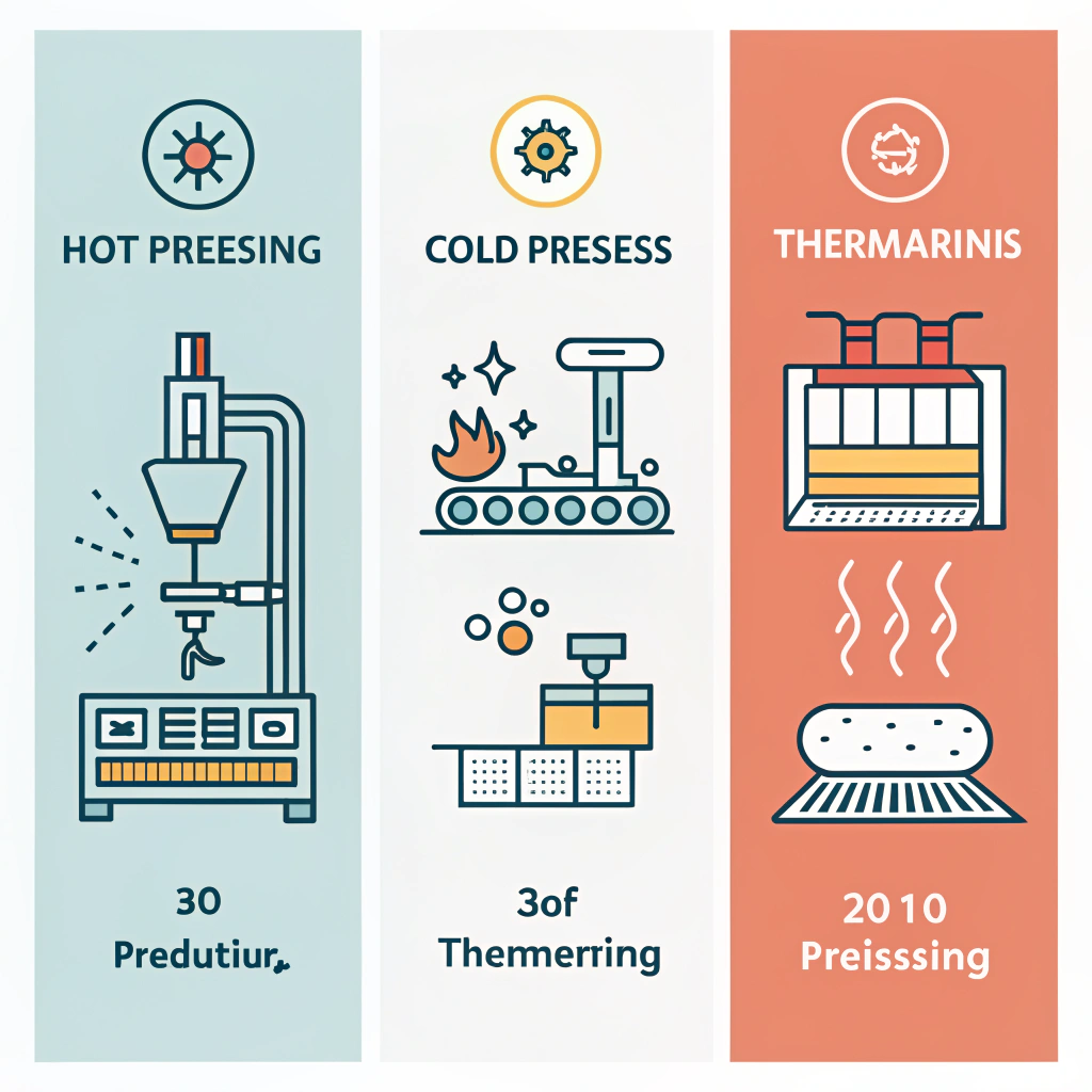 Minimalist art of three production methods for pickleball paddles