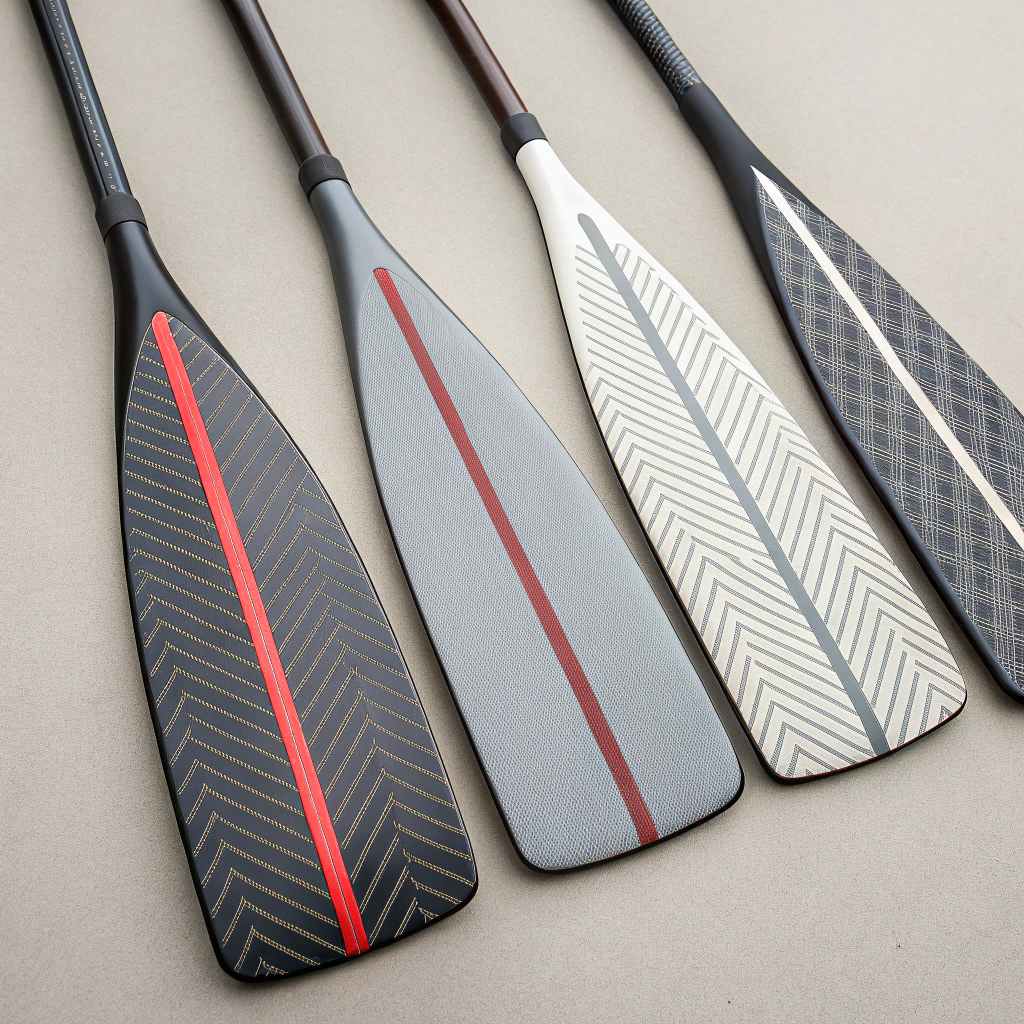 Close-up illustrations of raw twill carbon, matte microtexture, and glossy painted surfaces